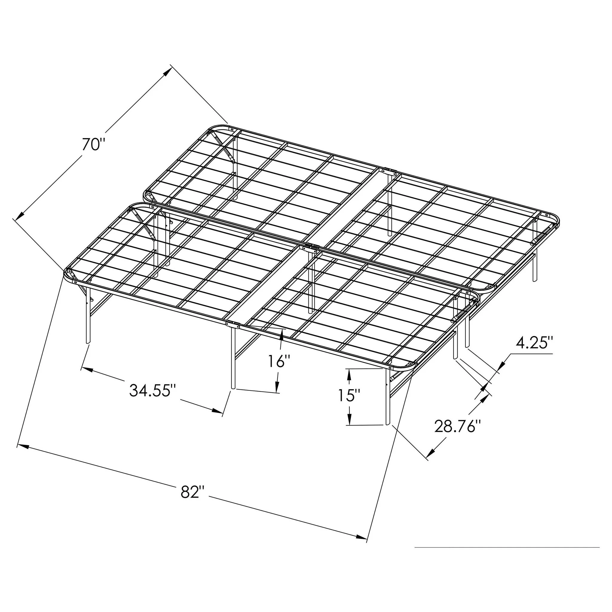 Andell - Mattress Support Platform Bed - Image 4
