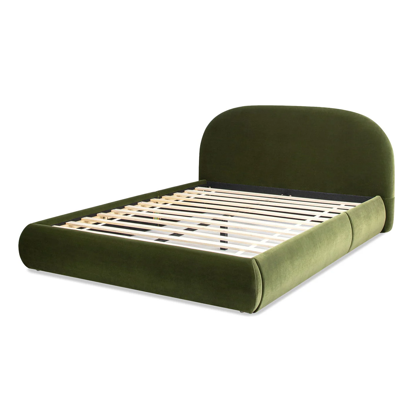 Archie Puffy Grounded - Upholstered Platform Bed - Image 11