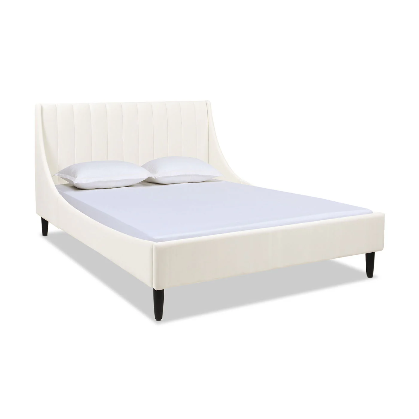 Aspen - Vertical Tufted Modern Headboard Platform Bed Set - Image 19