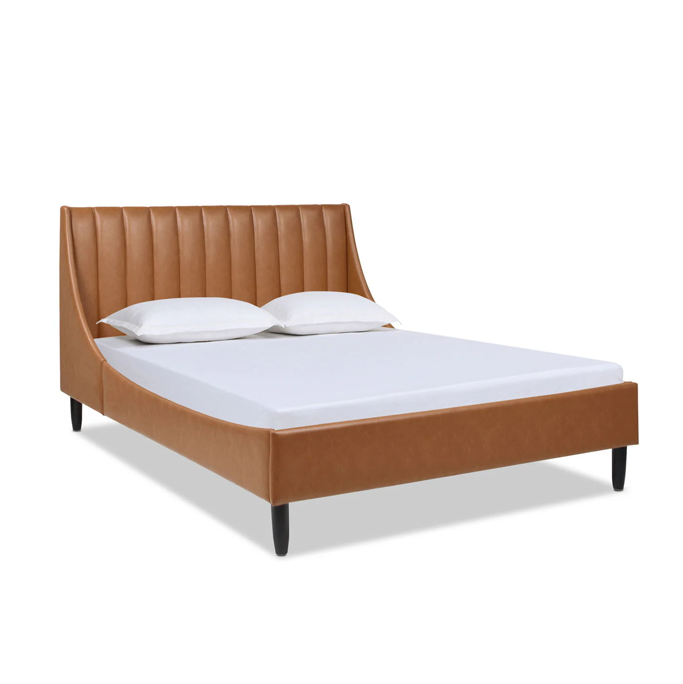 Aspen - Vertical Tufted Modern Headboard Platform Bed Set - Image 22