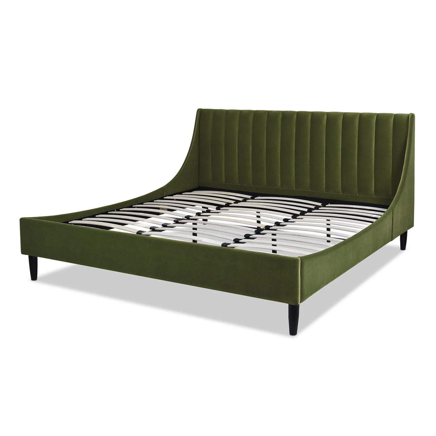Aspen - Vertical Tufted Modern Headboard Platform Bed Set - Image 24