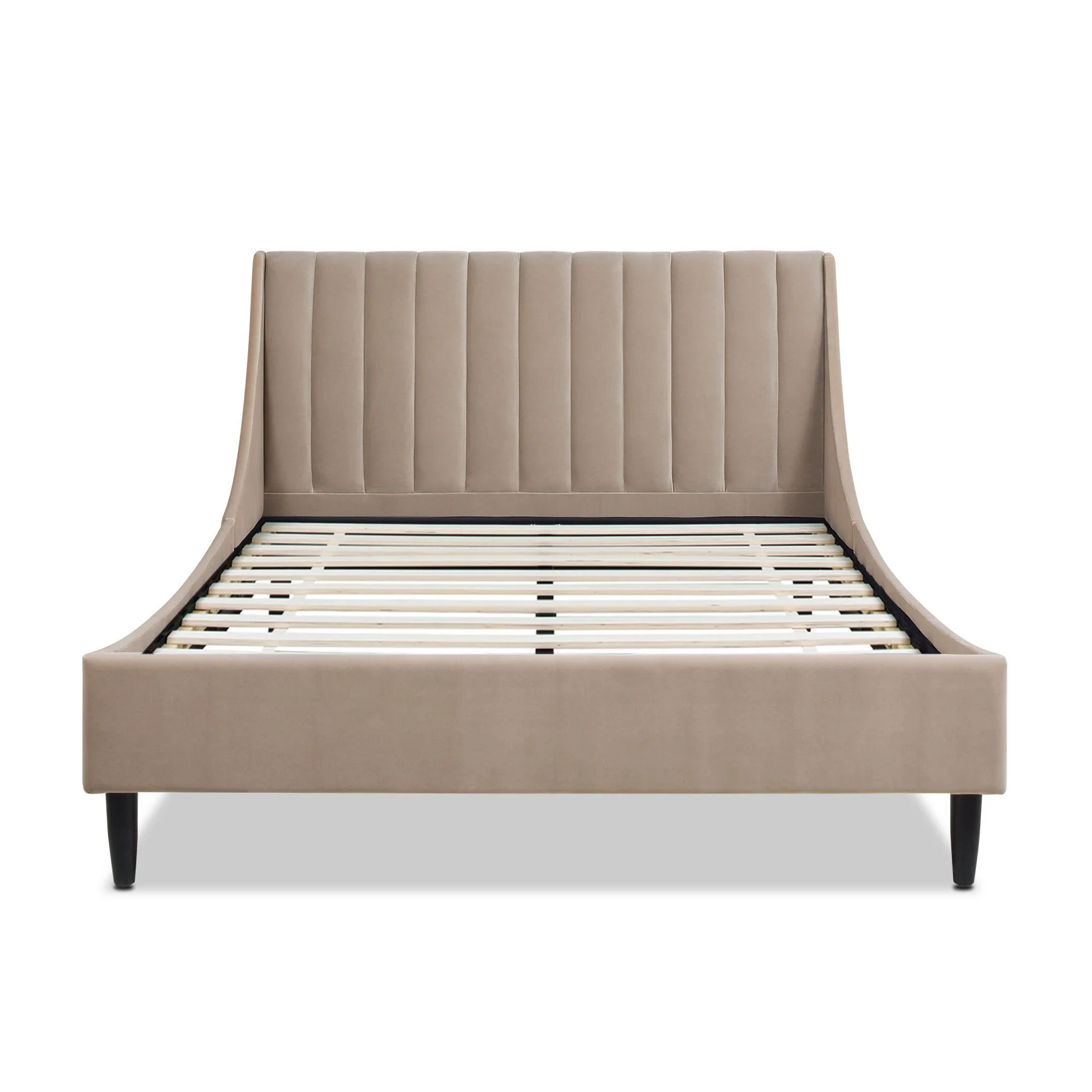 Aspen - Vertical Tufted Modern Headboard Platform Bed Set - Image 27