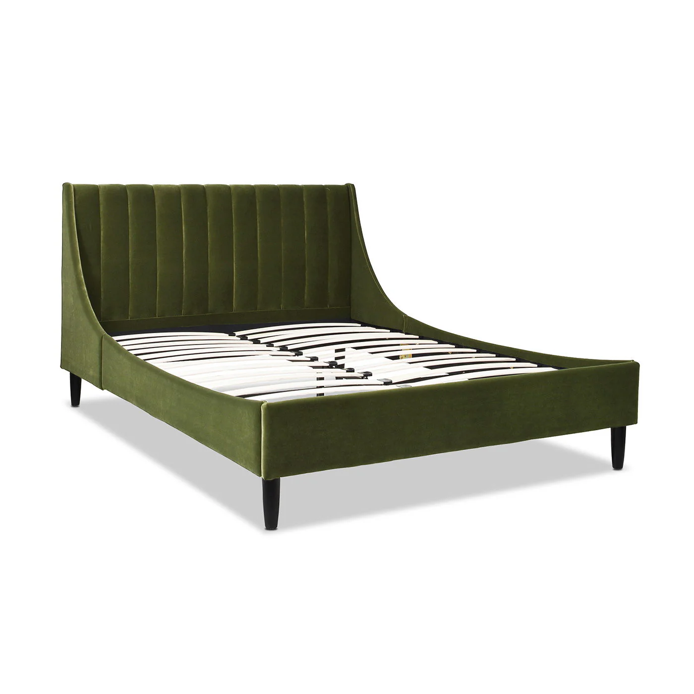 Aspen - Vertical Tufted Modern Headboard Platform Bed Set - Image 31