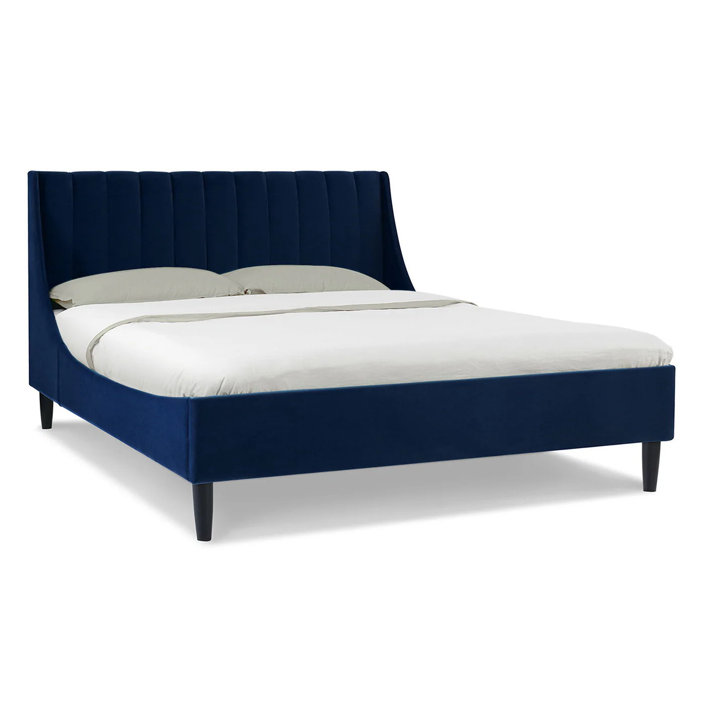 Aspen - Vertical Tufted Modern Headboard Platform Bed Set - Image 33