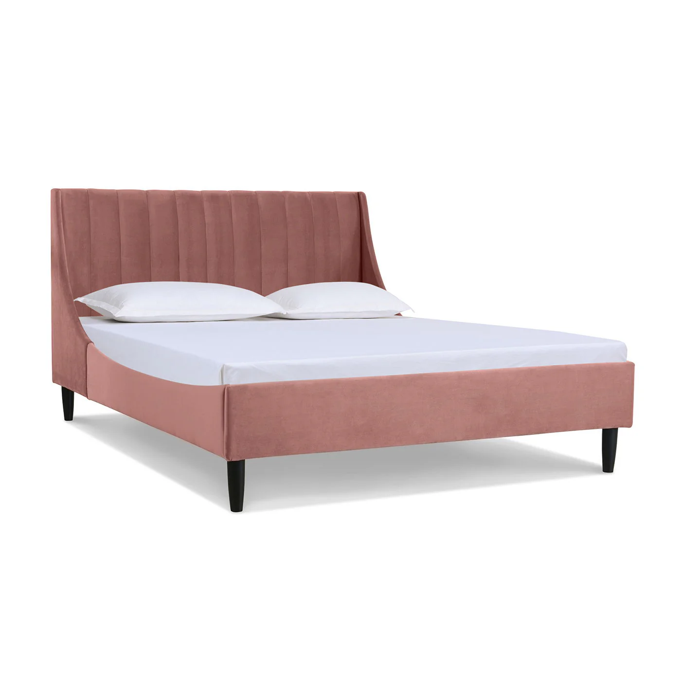 Aspen - Vertical Tufted Modern Headboard Platform Bed Set - Image 37