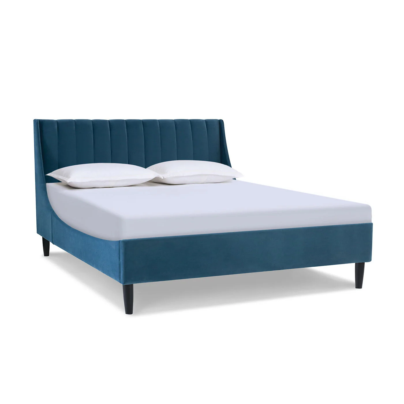 Aspen - Vertical Tufted Modern Headboard Platform Bed Set - Image 39