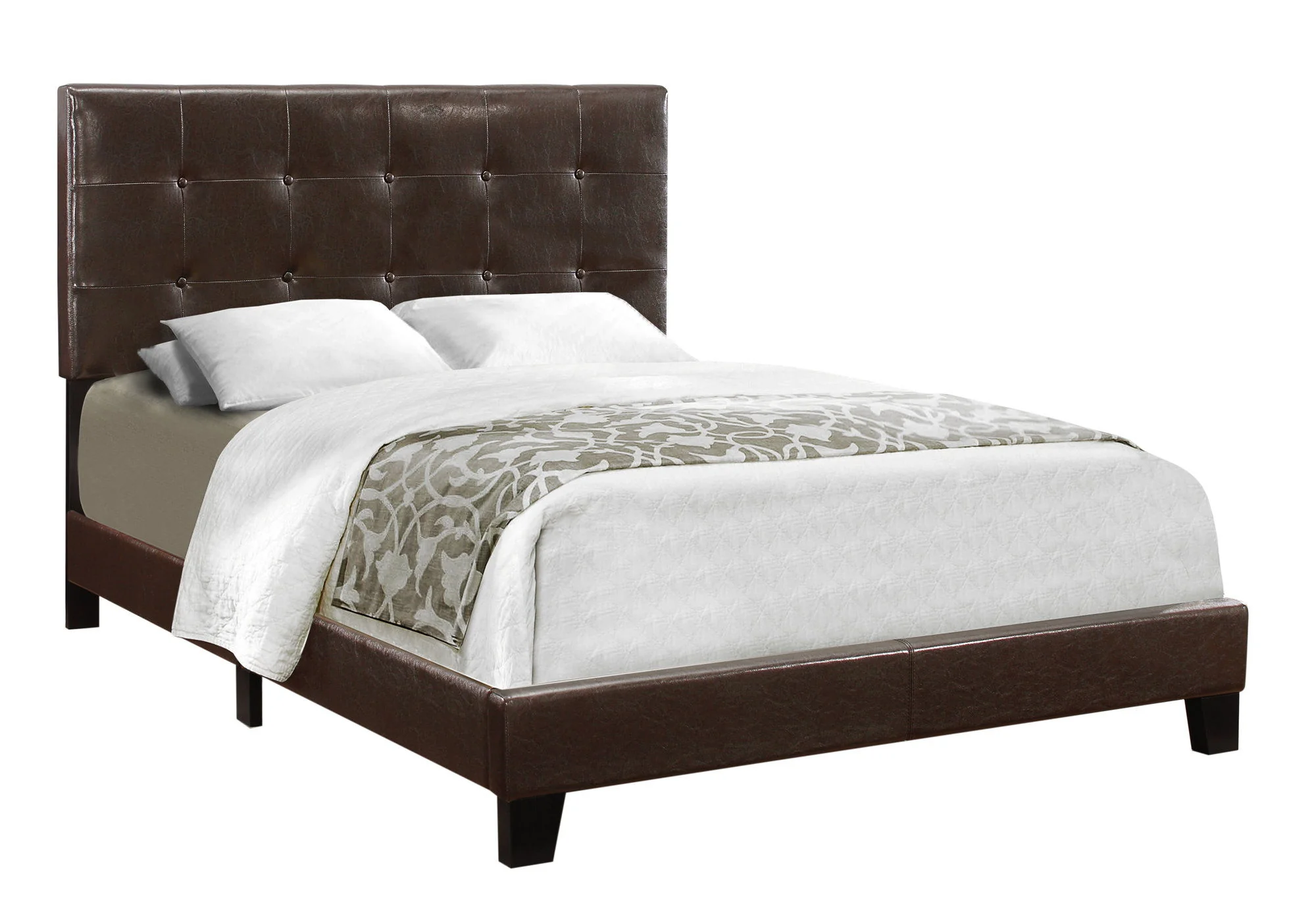 Bed, Upholstered, Frame Only, Transitional - Image 22