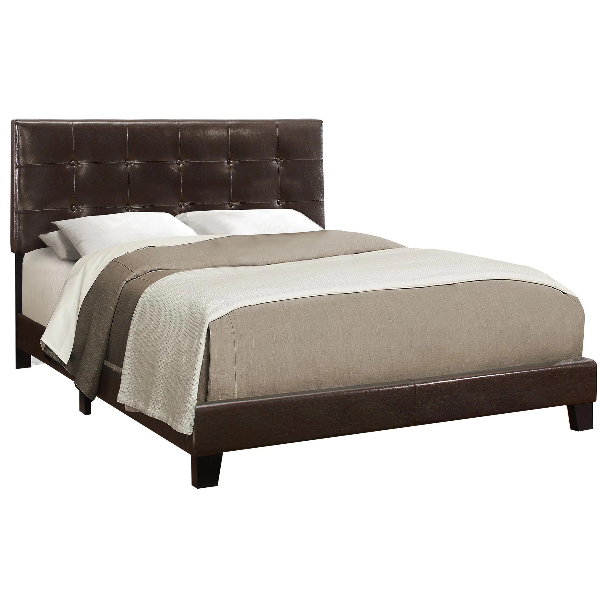 Bed, Upholstered, Frame Only, Transitional - Image 28