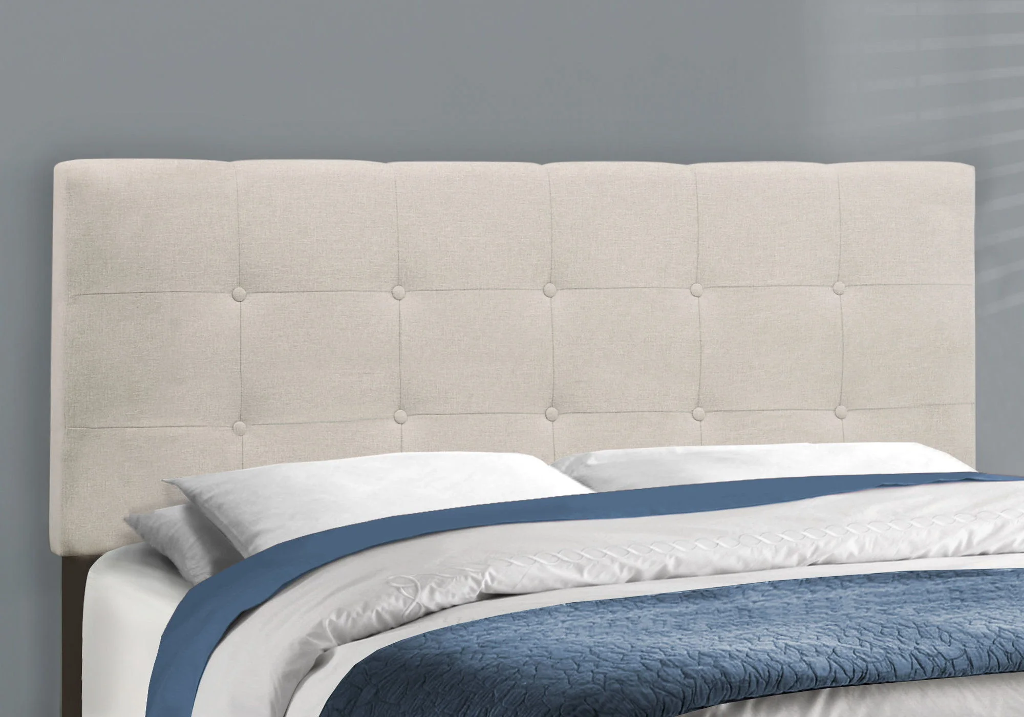Bed, Upholstered, Frame Only, Transitional - Image 30