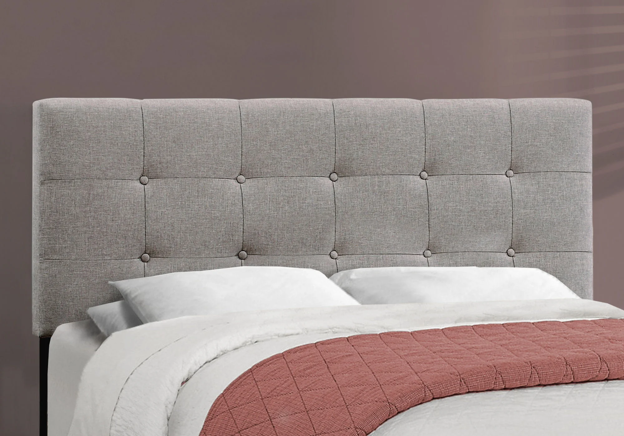 Bed, Upholstered, Frame Only, Transitional - Image 37