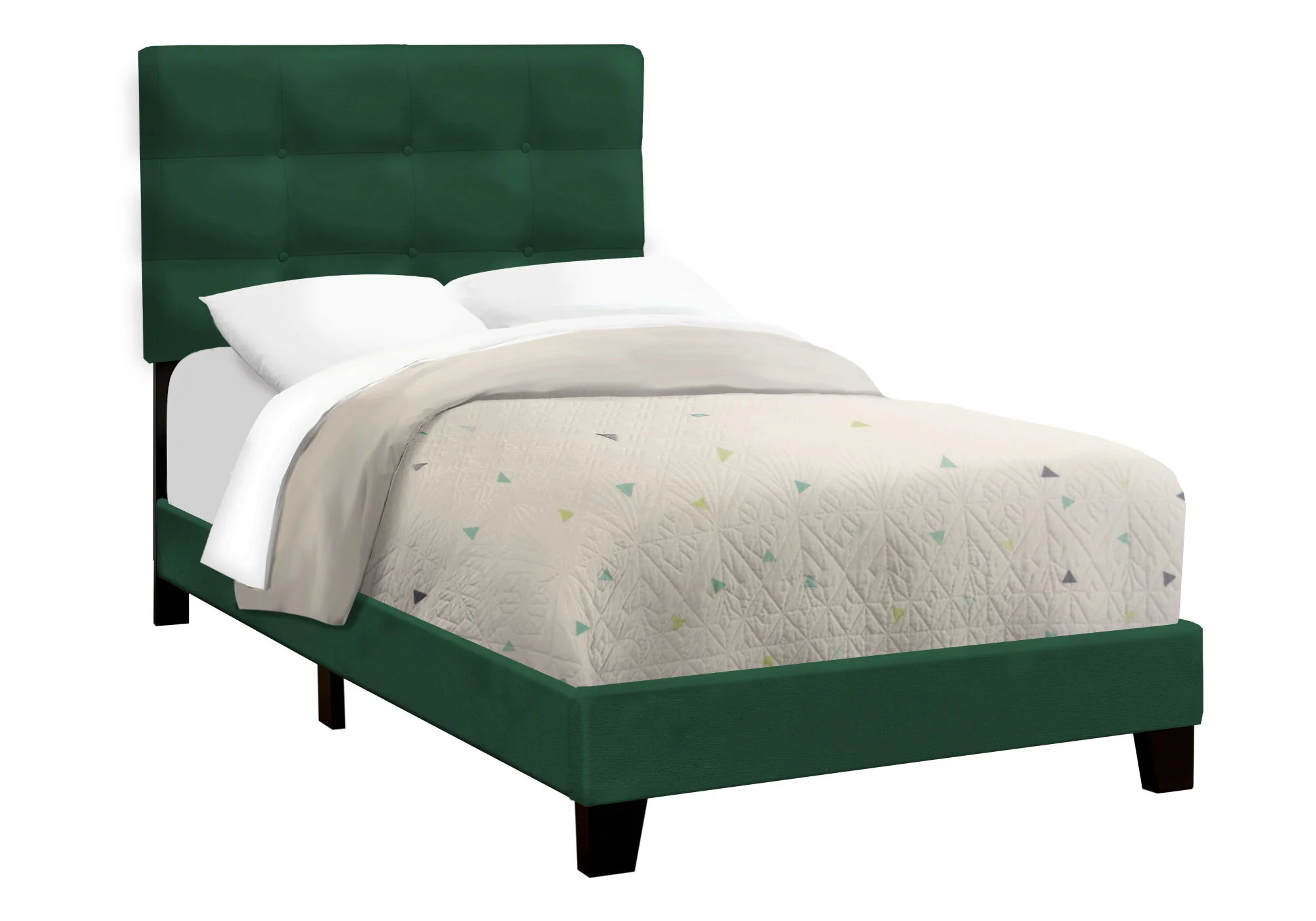 Bed, Upholstered, Frame Only, Transitional - Image 46
