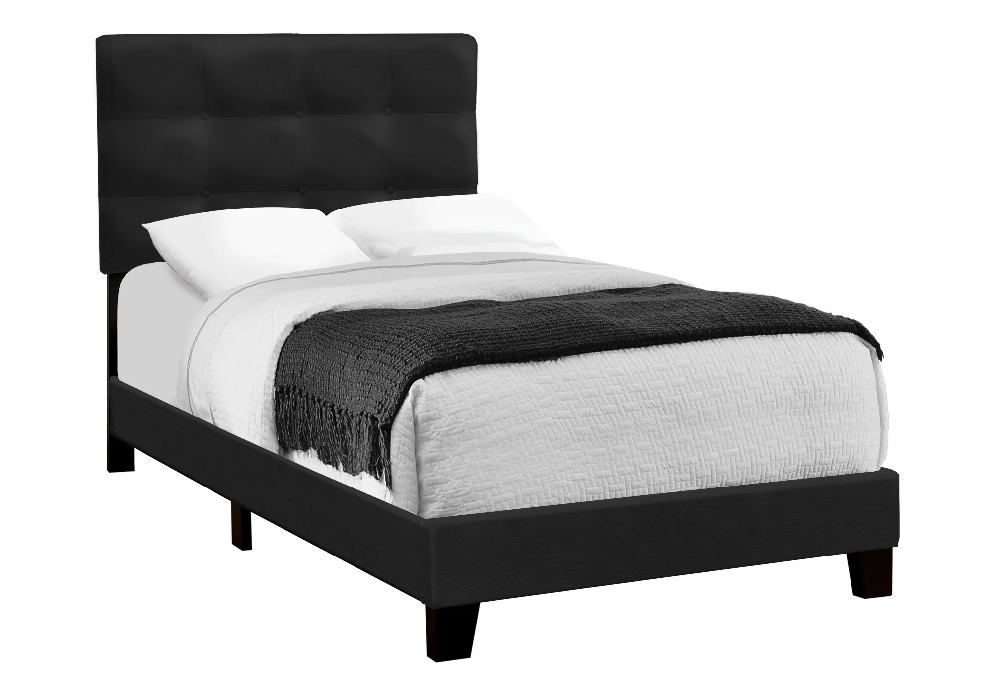 Bed, Upholstered, Frame Only, Transitional - Image 49
