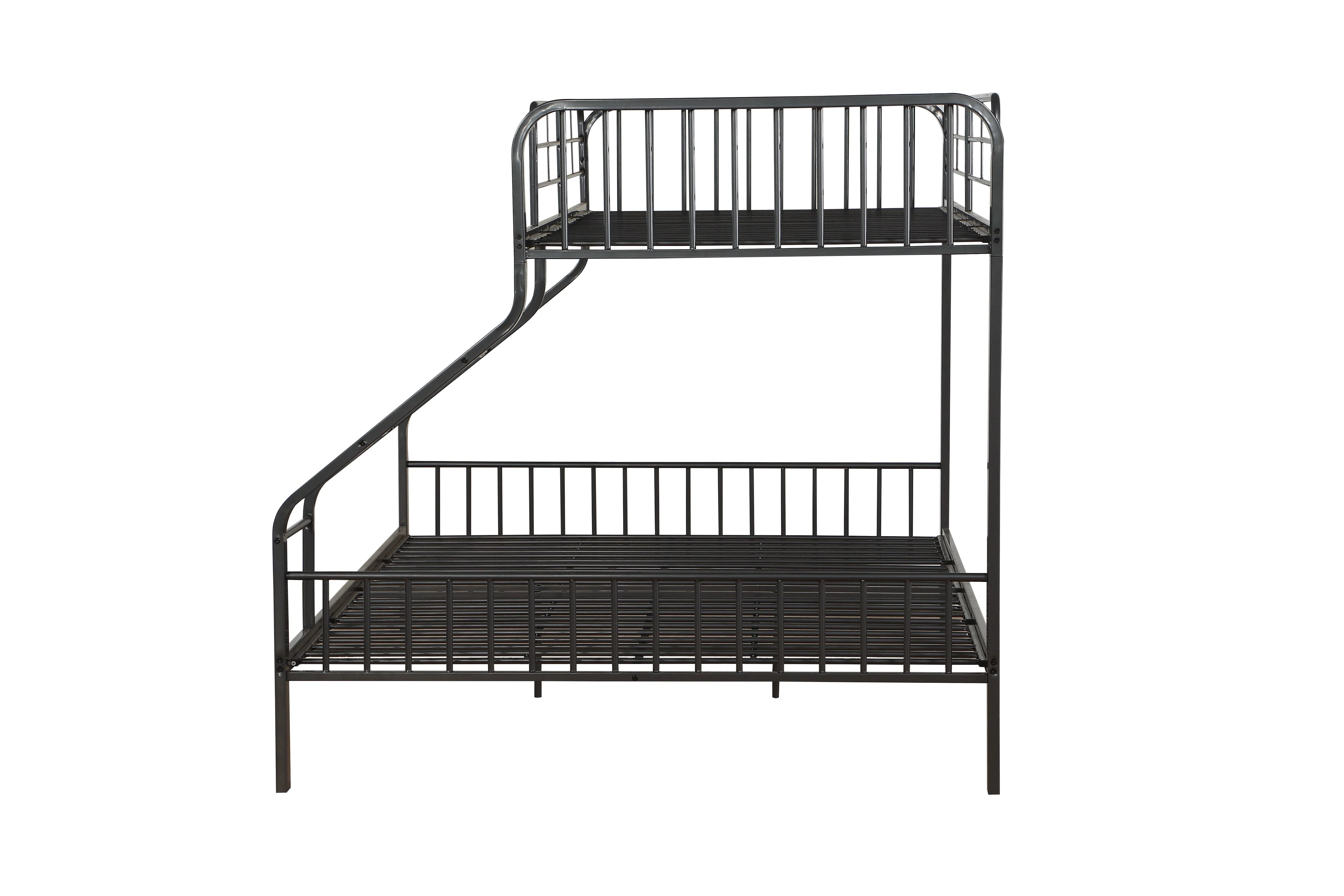 Caius - Twin Long Queen Bunk Bed - Gun - Image 3