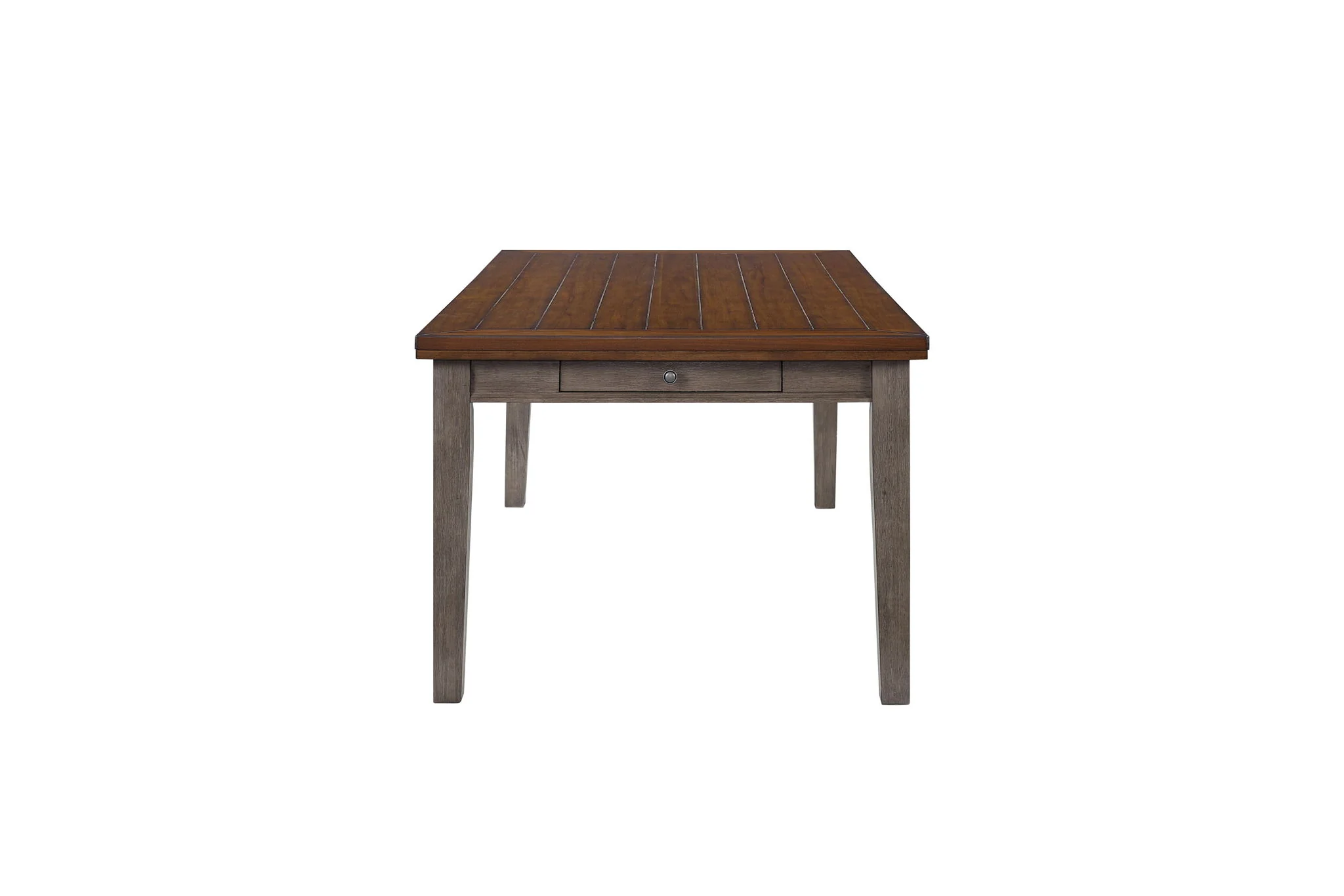 2 Tone 6 Drawer Dining Table - Gray - Image 4