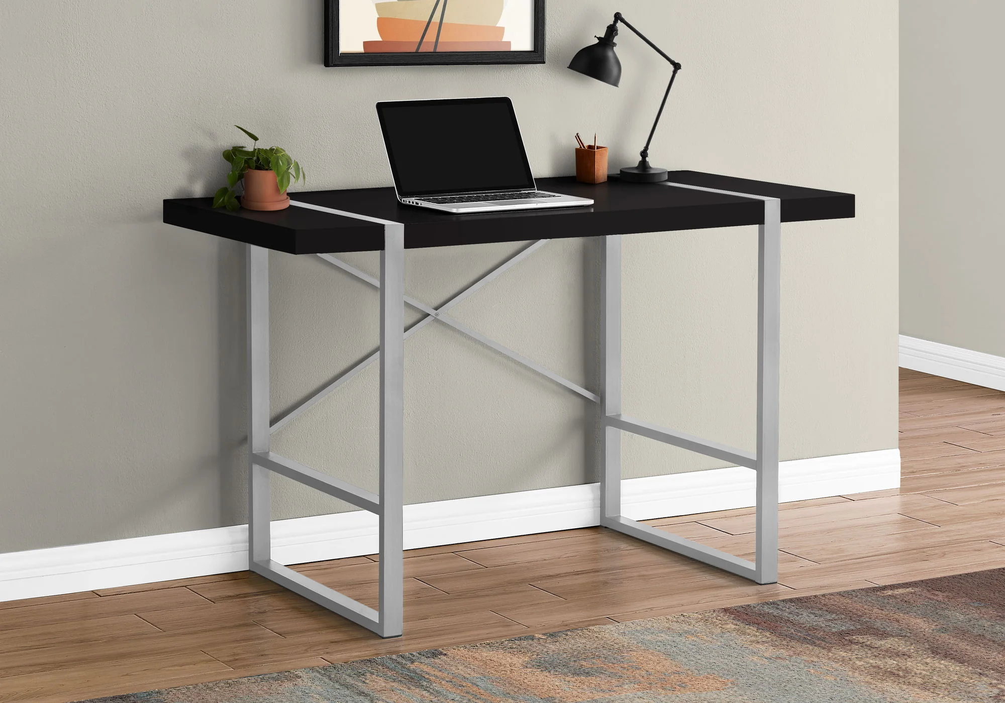 Computer Desk For Home Office, Laptop, Industrial Design - Image 11