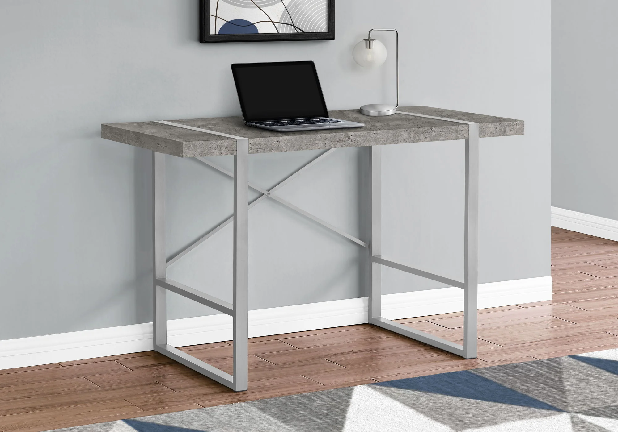Computer Desk For Home Office, Laptop, Industrial Design - Image 15
