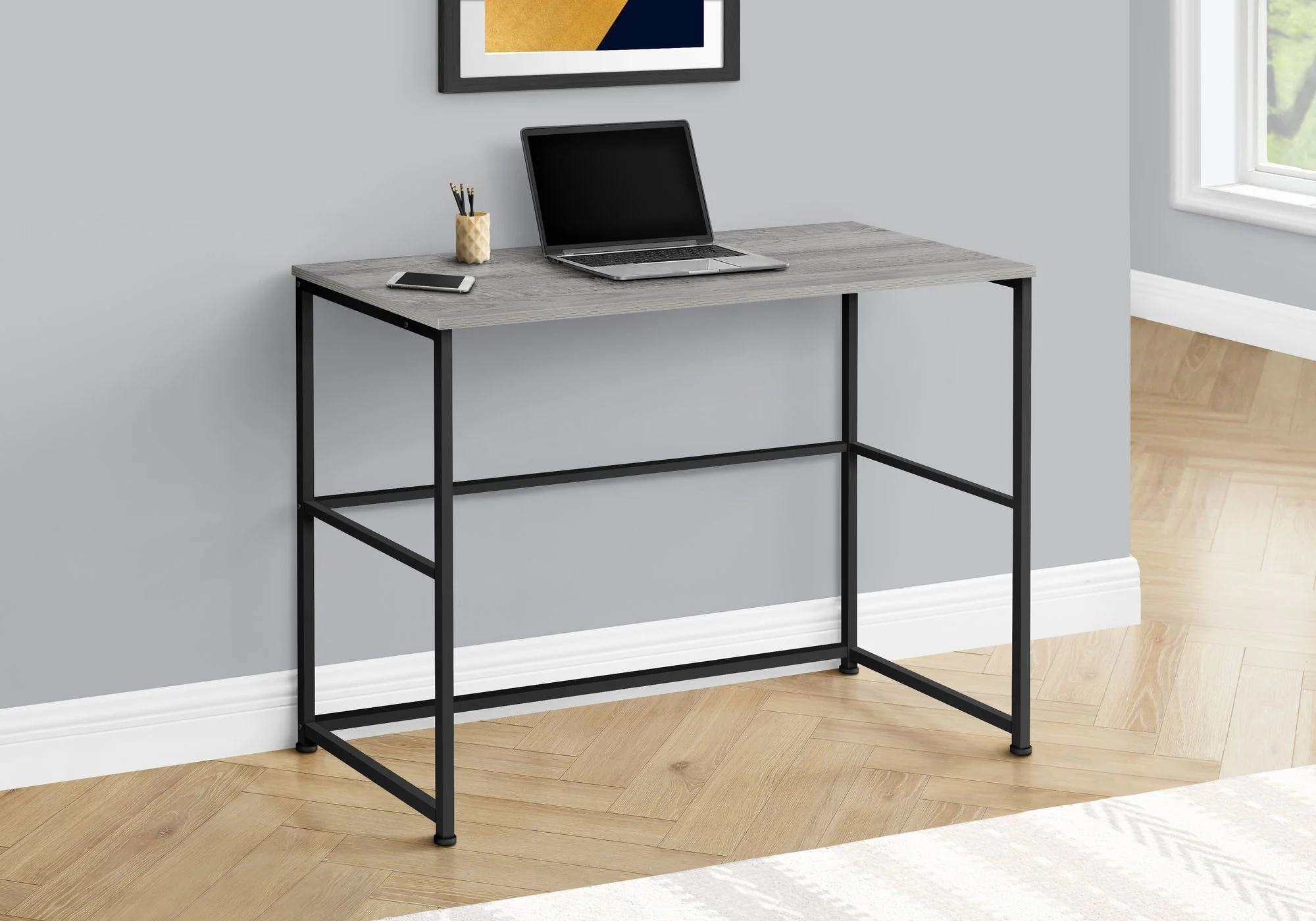 Computer Desk, Home Office, Laptop, Left Right Set-Up, Storage Drawers, Work, Contemporary, Modern - Image 10