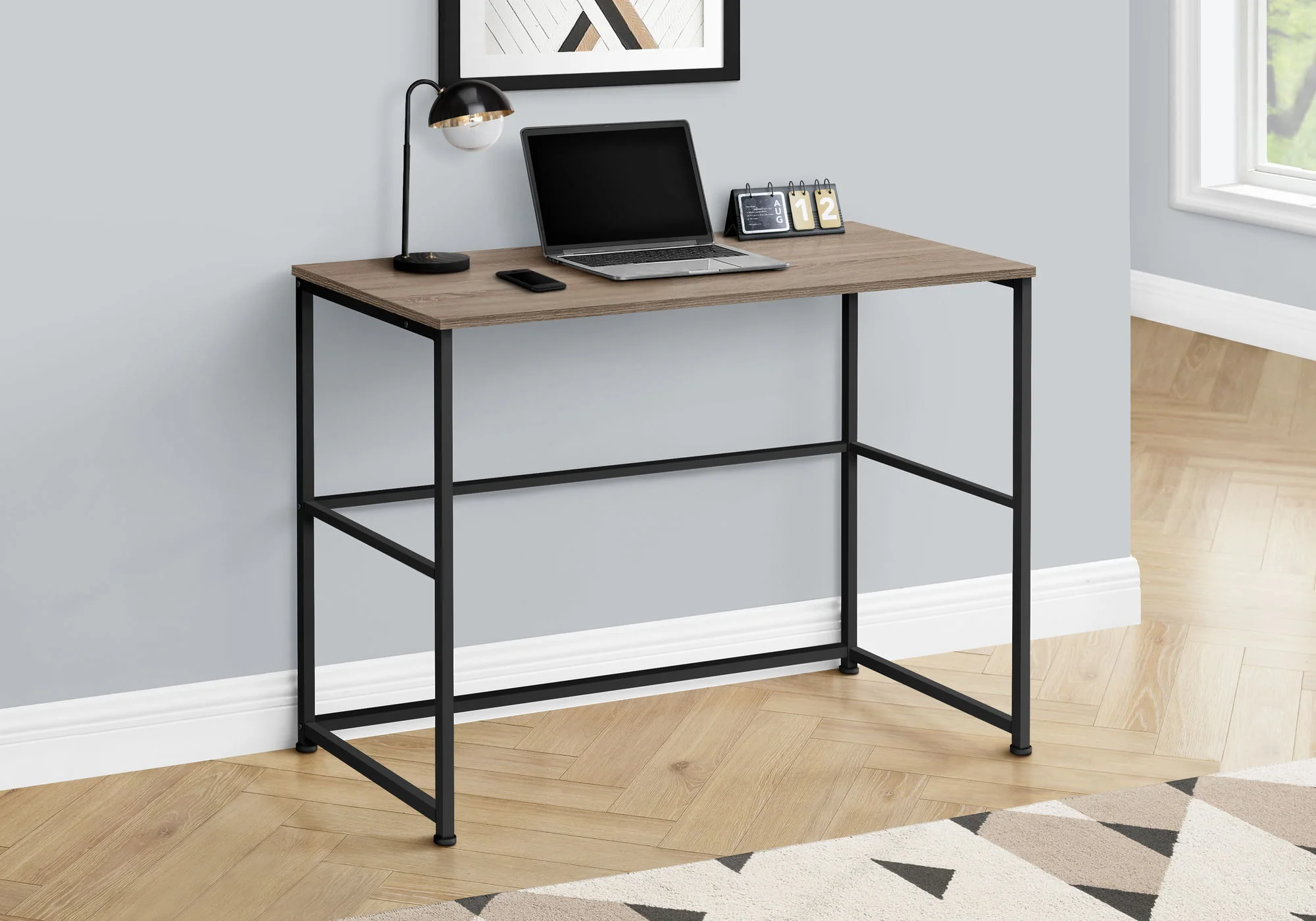Computer Desk, Home Office, Laptop, Left Right Set-Up, Storage Drawers, Work, Contemporary, Modern - Image 7