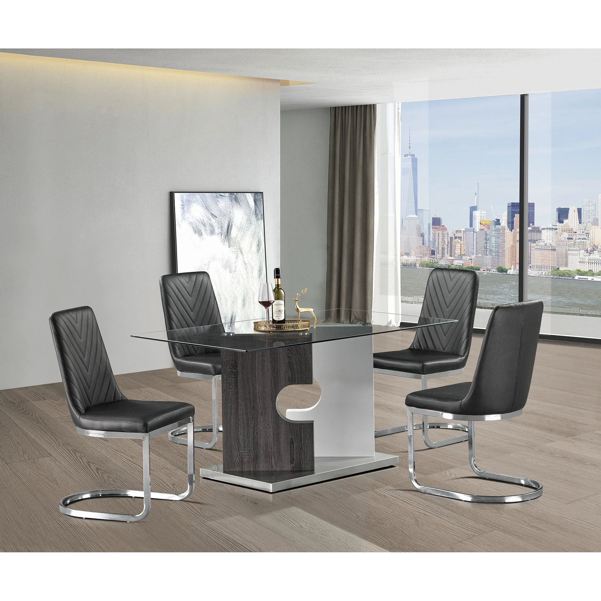 Iris - Dining Table - Gray - Image 3