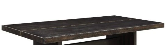 Jaramillo - Rustic Dining Table - Espresso / Gold - Image 4