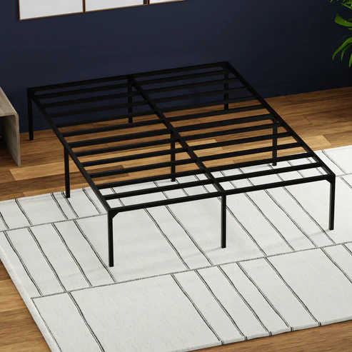 Metal Mattress Foundation with Removable Cover - Image 4