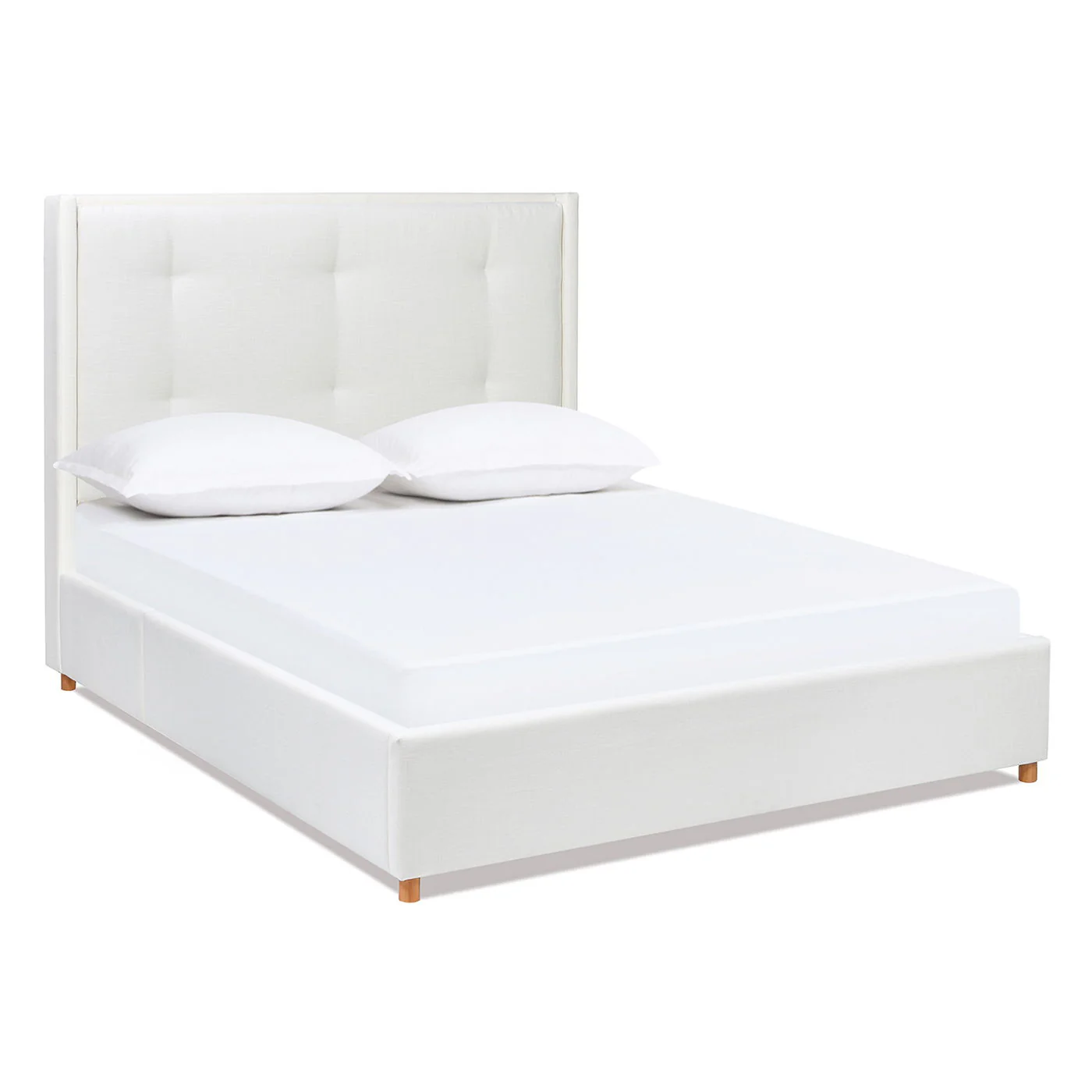 Miramar - Cushion Back Headboard Platform Bed Frame - Image 3