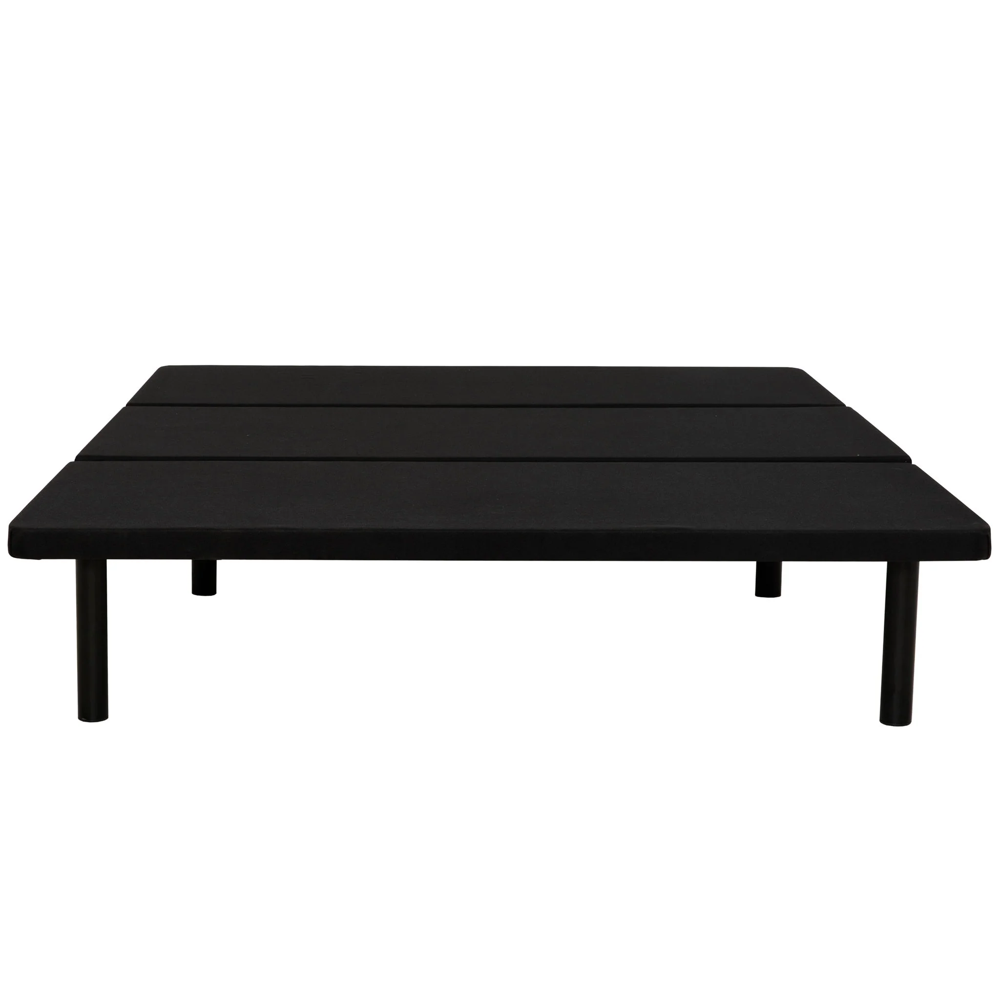 Queen Size Platform Bed Frame, Bedroom Furniture Metal Bed Foundation Base - Black - Image 4