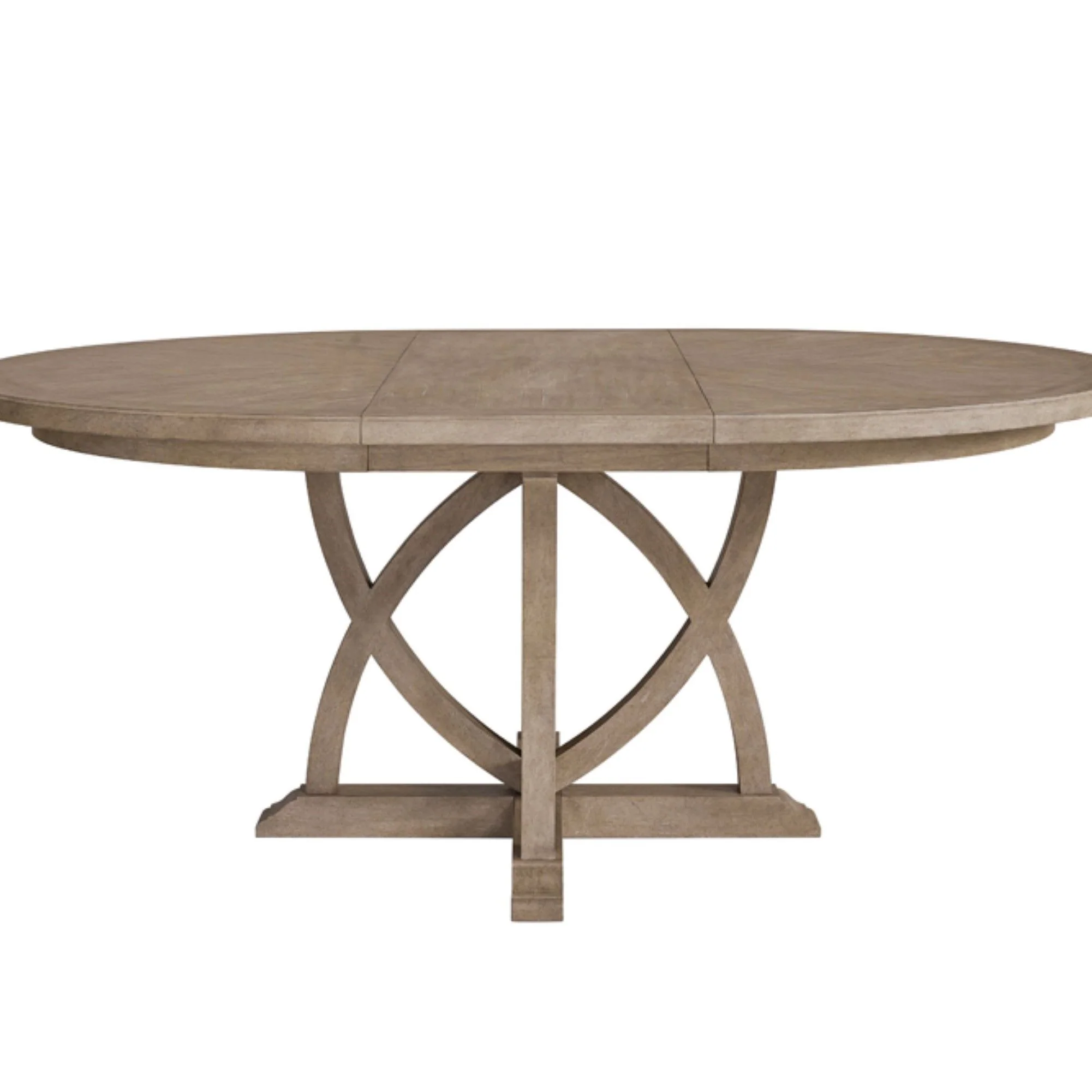 Round Dining Extendable Dining Table - Sand - Image 3