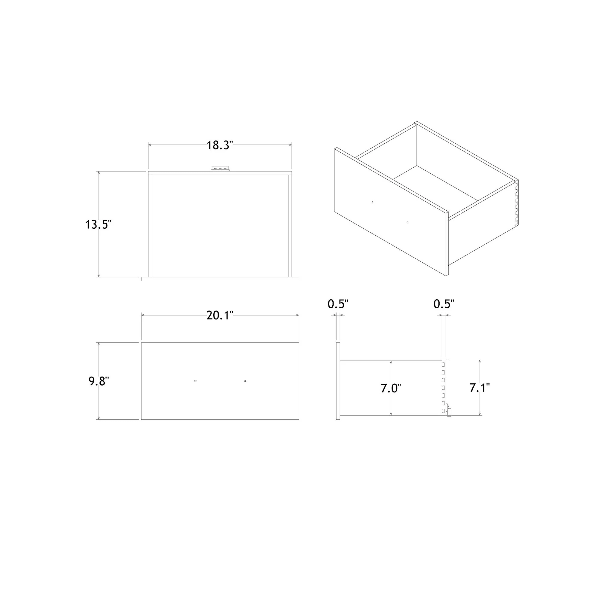 Skye - Marble Nightstand - White - Image 4