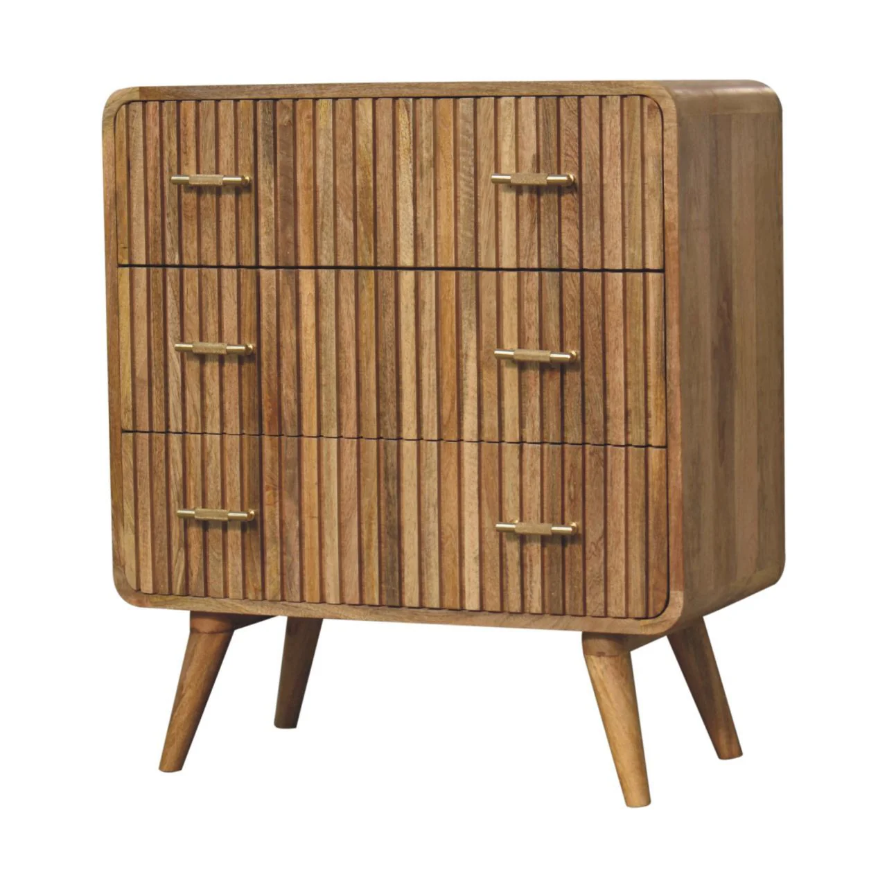 T Bar Ridged Chest - Brown - Image 3
