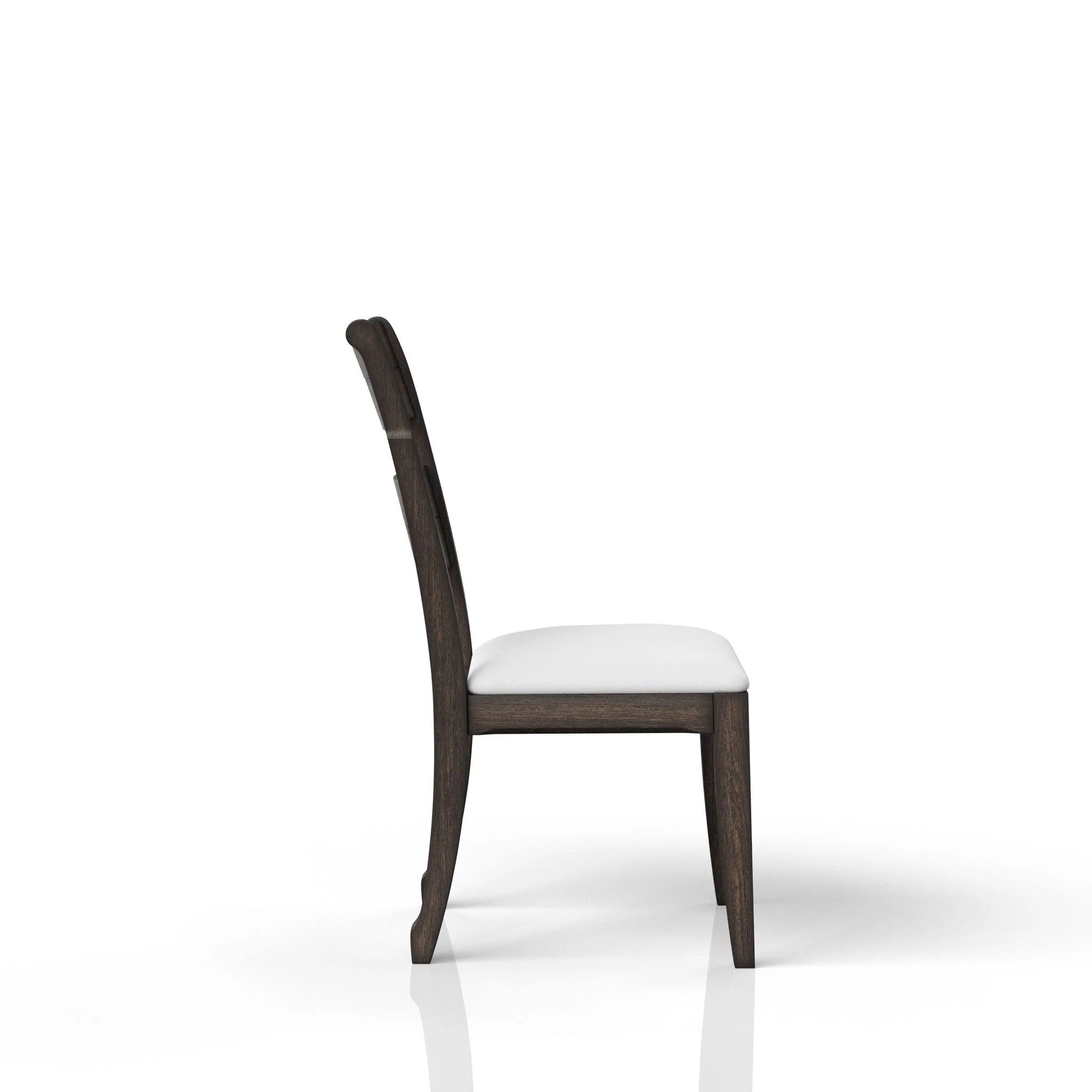 Upholstered Seat Side Chair - Chocolate - Image 3