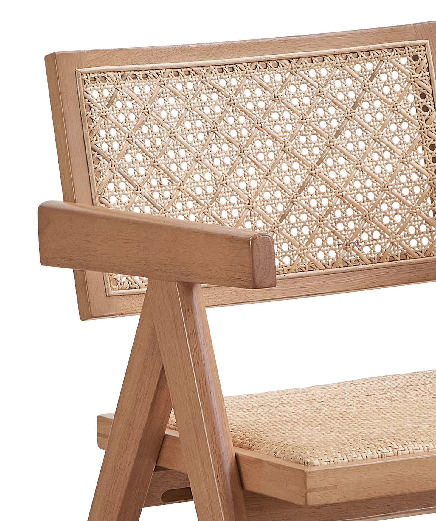 Velentina - Rattan Arm Chair (Set of 2) - Natural - Image 3